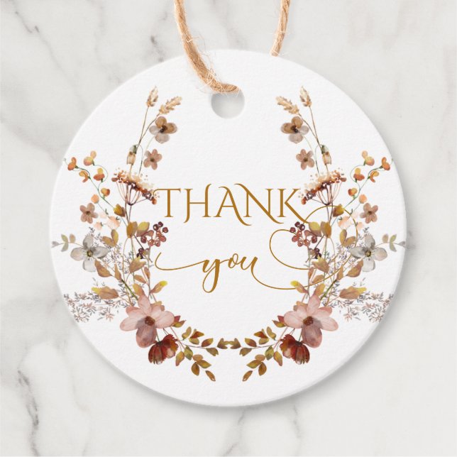 Minimalistisk babystövel för minimalistisk Elegant Gåvor Etiketter (Framsida)