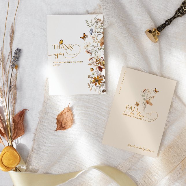 Minimalistisk babystövel för minimalistisk Elegant Tack Kort (Skapare uppladdad)