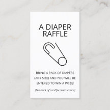 Minimalistisk babystövel Raffle Biljett