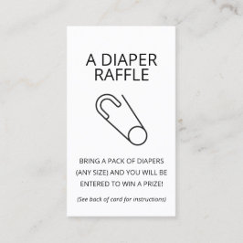 Minimalistisk babystövel Raffle Biljett