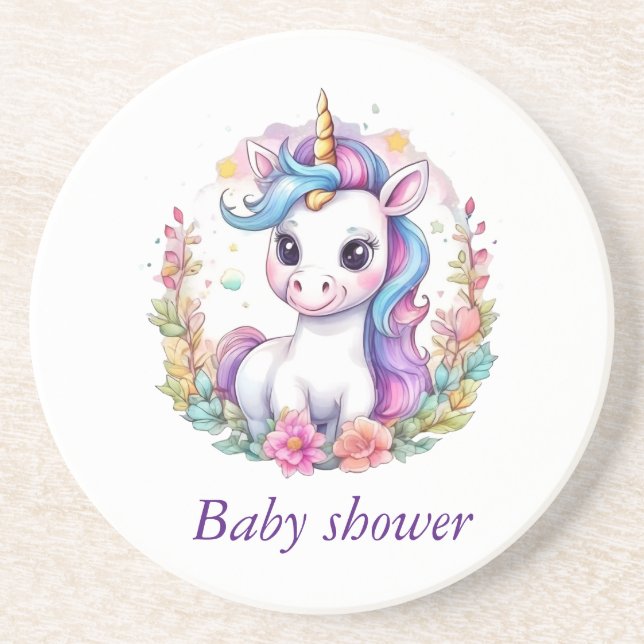 Minimalistisk babyvisare för minimalistiskt regnbå underlägg (Framsidan)