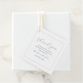 Minimalistisk babyvisningsprogram Dusty Blue Moder Gåvor Etiketter