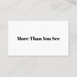 Minimalistisk Bagageetikett med Citat | Personlig  Visitkort