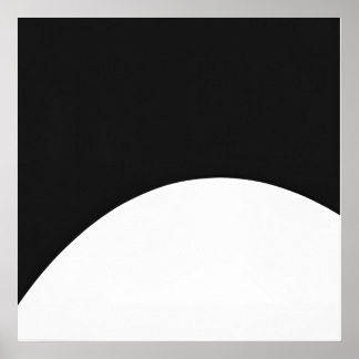 Minimalistisk båge - modern Abstrakt Wall Art Poster