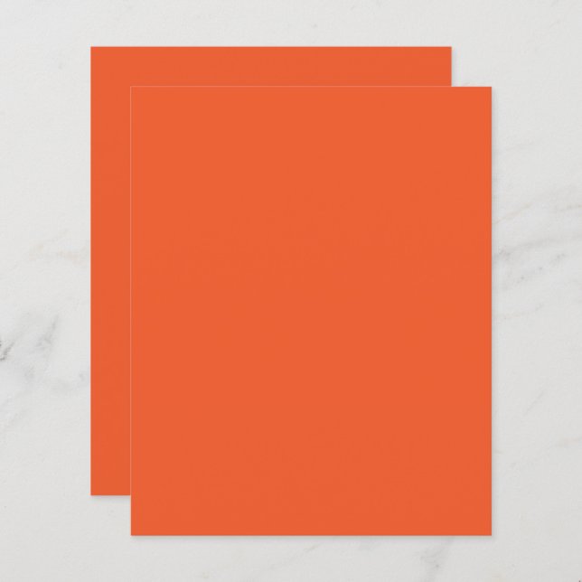 Minimalistisk bakgrund för Bright Orange (Fram/baksida)