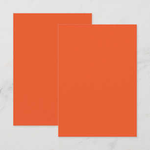 Minimalistisk bakgrund för Bright Orange OSA Kort