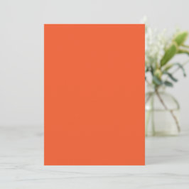 Minimalistisk bakgrund för Bright Orange Spara Datumet