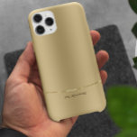 Minimalistisk bakgrund för metalliskt guld Fodral-<br><div class="desc">Enkel modern och elegant bild av en metallisk bakgrund i guld. Shiny guld accent</div>