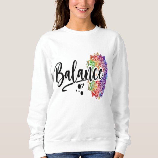 Minimalistisk "Balance"-tröja - Hitta din Harmon T Shirt (Framsida)