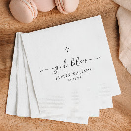 Minimalistisk Baptism i Personligen Kor Pappersservett