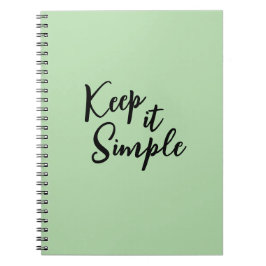 Minimalistisk bärbar Spiral-dator | Aesthetic Jour Anteckningsbok