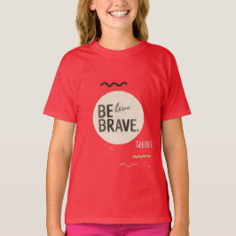 Minimalistisk barnt-shirt | Inspirerande neutral g T Shirt