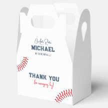 Minimalistisk baseball Stiches Gable Gift Box