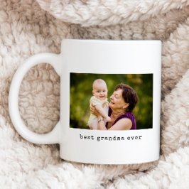 Minimalistisk bästa mormor någonsin Foto Kaffemugg