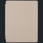 Minimalistisk beige än neutralt fast elegant iPad skydd<br><div class="desc">Minimalistiskt beige-beige-beigefärgad neutralt med fast färg-chic med enkel elegant iPad Smart Cover.</div>