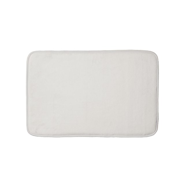 Minimalistisk benvit fast chic med vanlig elegant badrumsmatta (Framsidan)