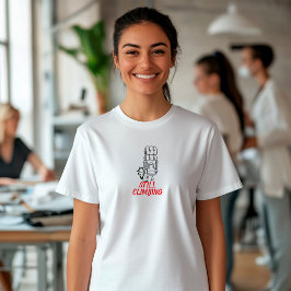Minimalistisk Bergskjorta Enkel Linjedesign T Shirt