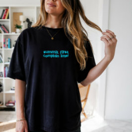 Minimalistisk Bergströja Enkel Linjedesign T Shirt