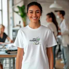 Minimalistisk Bergströja Enkel Linjedesign T Shirt