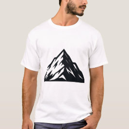 Minimalistisk Bergvektor | Utomhus Natur Estetik T Shirt