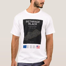 Minimalistisk Bethpage Black Ryder Cup Linje Print
