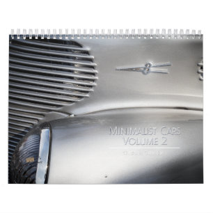 Minimalistisk bilvolym 2 kalender