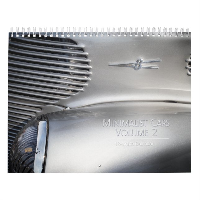 Minimalistisk bilvolym 2 kalender (Omslag)