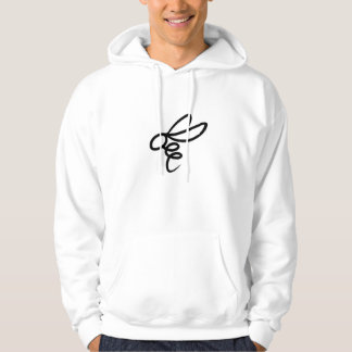 Minimalistisk binär linjekonst Design – Modern Enk Hoodie