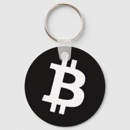 Minimalistisk Bitcoin-nyckelring Nyckelring