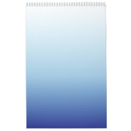 Minimalistisk Blå Gradient Bakgrund Kalender