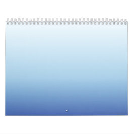 Minimalistisk Blå Gradient Bakgrund Kalender