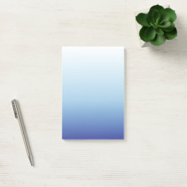 Minimalistisk Blå Gradient Bakgrund Post-it Block
