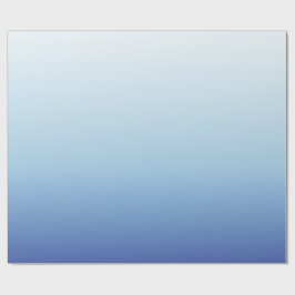 Minimalistisk Blå Gradient Bakgrund Presentpapper