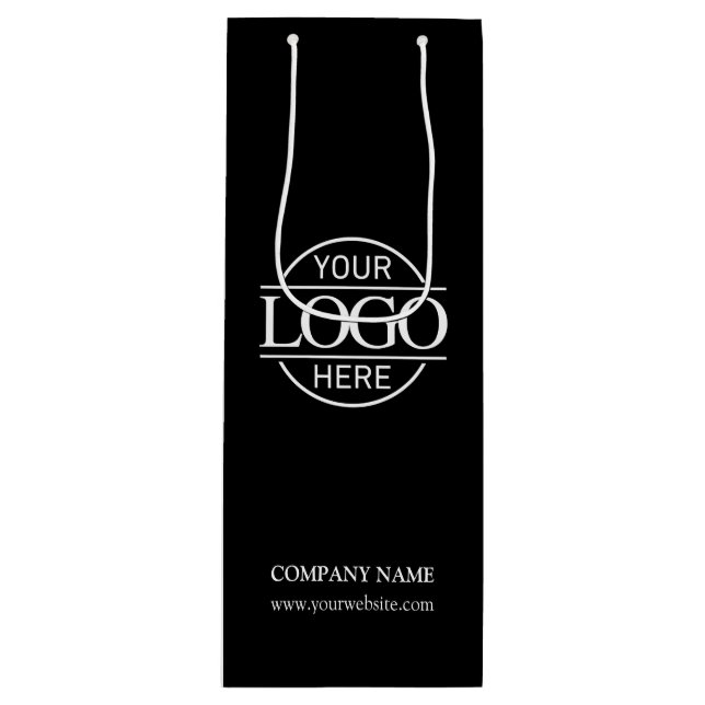 Minimalistisk Black Corporate Business Logotyp (Framsidan)