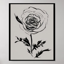 Minimalistisk Bläck Ro