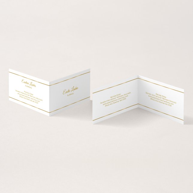 Minimalistisk blåfärgtonsbakgrund för Silver rand Visitkort (In- och utsida)