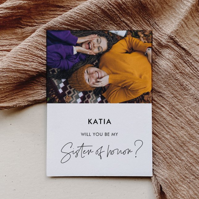 Minimalistisk blir du mitt hedersbevis inbjudningar (Skapare uppladdad)