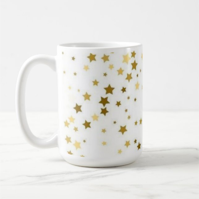 Minimalistisk blomkrukka för kaffe kaffemugg (Vänster)