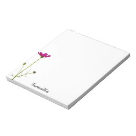 Minimalistisk Blommigt av Rosa | PERSONLIG Anteckningsblock