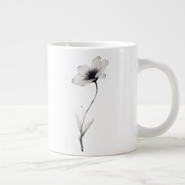 Minimalistisk blomning jumbo mugg (Höger)