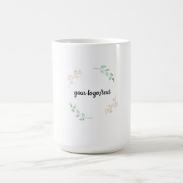 Minimalistisk blomster ram - Elegant botanisk kopp