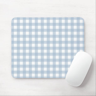 Minimalistisk Blue Gingham Play Mönster Musmatta