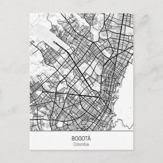 Minimalistisk Bogota Colombia Vykort