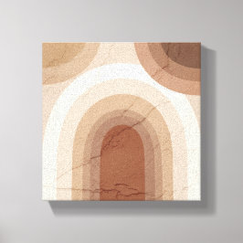 Minimalistisk Boho Arches Wall Art | Earthy Gradie Canvastryck