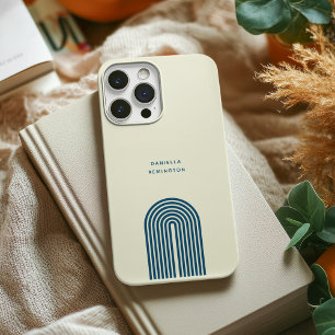 Minimalistisk Boho Blue Arch Line