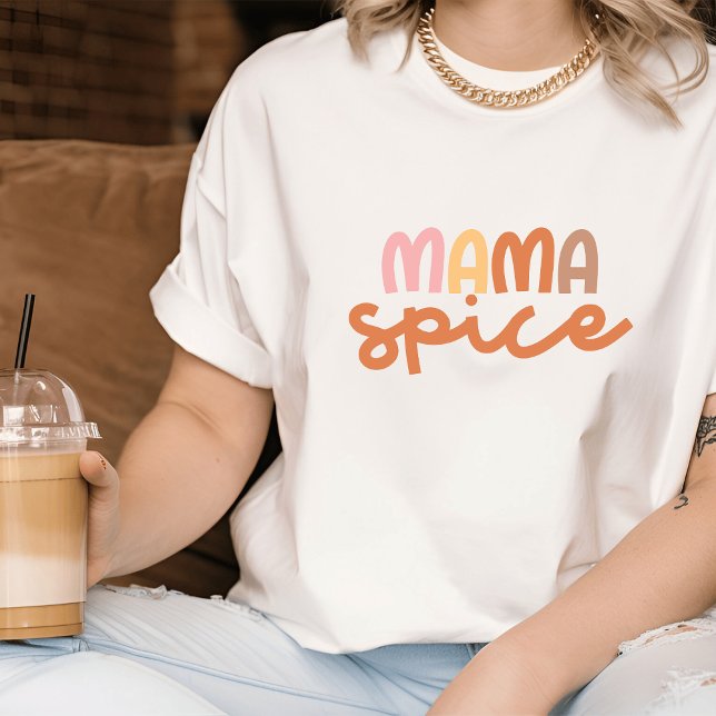 Minimalistisk Boho Mama Spice T-shirt (Cute boho mama spice tee)