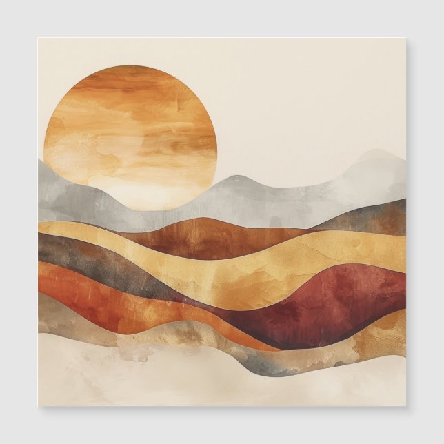 Minimalistisk Boho-natur - varma jordskorstenar (Framsida)