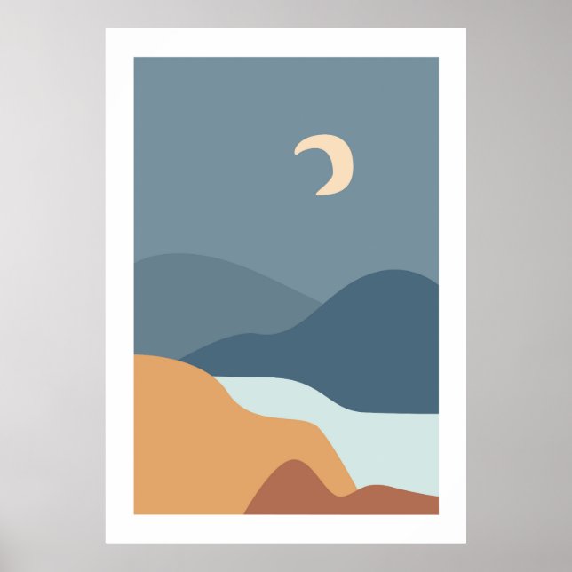 Minimalistisk boho poster (Framsidan)