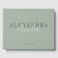 Minimalistisk Boho Sage Grönt Anpassningsbar Busin