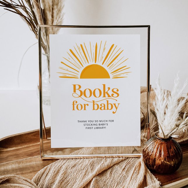 Minimalistisk boho sol bokar för baby poster (Skapare uppladdad)